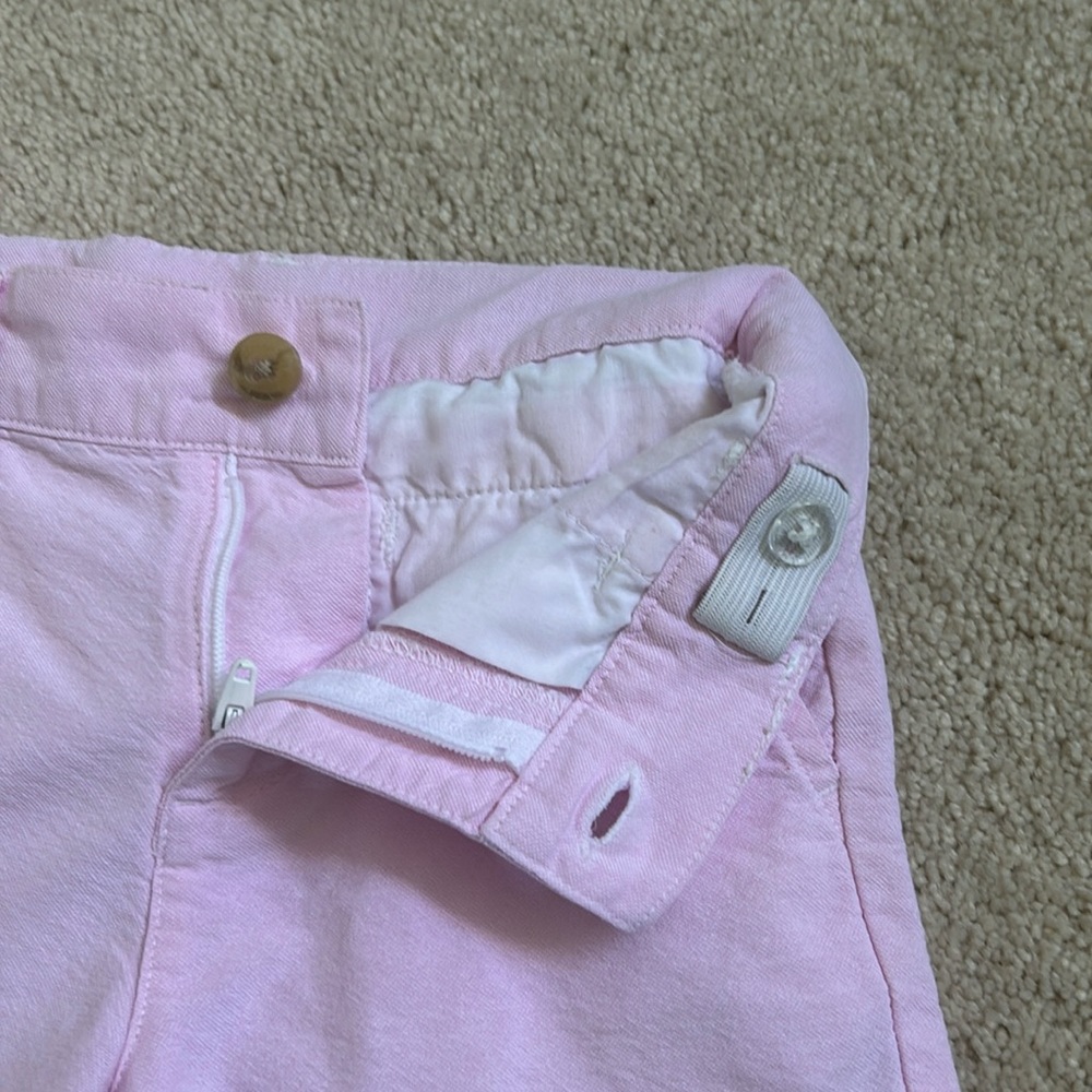 Janie & Jack | boy pink oxford shorts | 4T - Picture 5 of 7